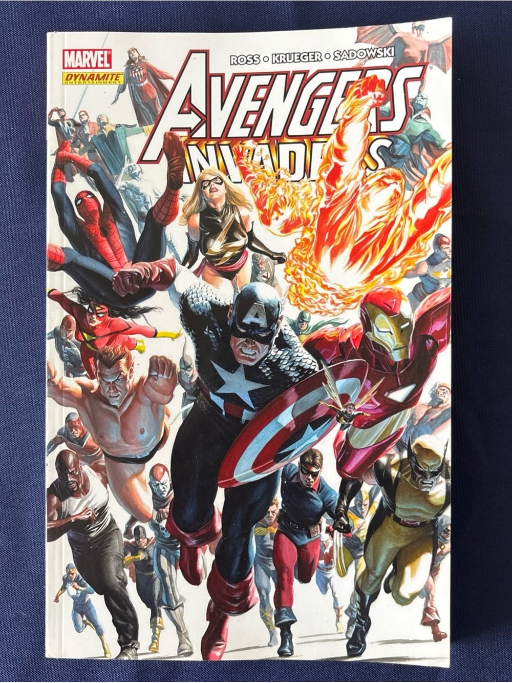 Avengers Invaders TPB Alex Ross Jim Krueger Marvel Graphic Novel Book#1-12